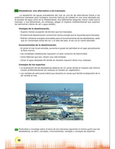 Palabras. Expresión y vocabulario · Nivel 2. Cuaderno 7: Agua, paisaje y clima