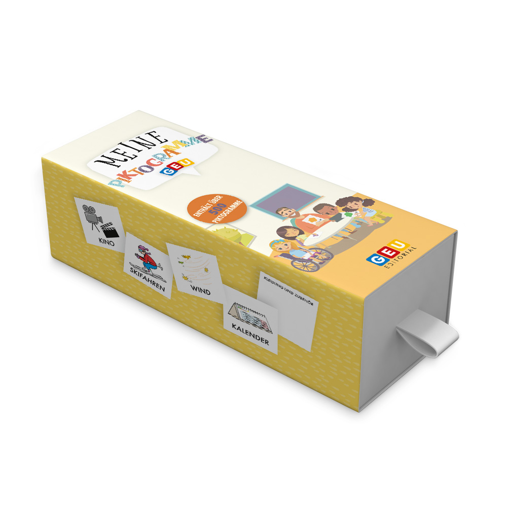 Meine piktogramme o Mi estuche de pictos en alem&aacute;n, una herramienta pr&aacute;ctica para desarrollar y facilitar un sistema de comunicaci&oacute;n alternativa.