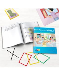 Kit de Terapia del Habla para Niños Juguete Didáctico y Tarjetas Flash Educativas Para Adquisición y Estructuración De Lenguaje 2